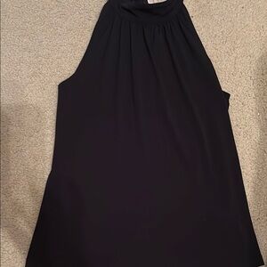 Michael Kors Black Sleeveless Halter Top Size Small EUC